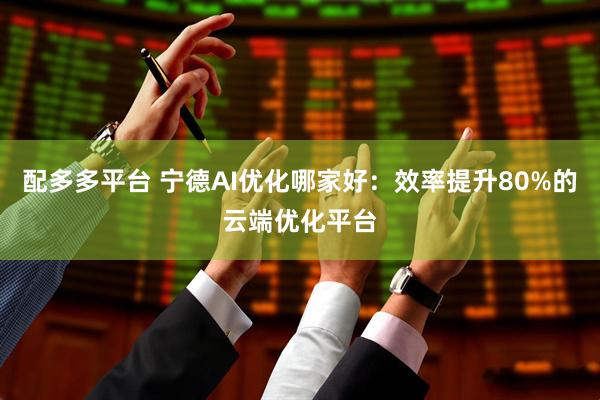 配多多平台 宁德AI优化哪家好：效率提升80%的云端优化平台