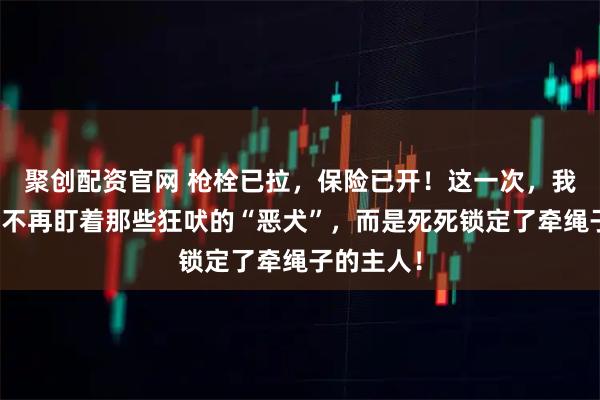 聚创配资官网 枪栓已拉，保险已开！这一次，我们的目光不再盯着那些狂吠的“恶犬”，而是死死锁定了牵绳子的主人！