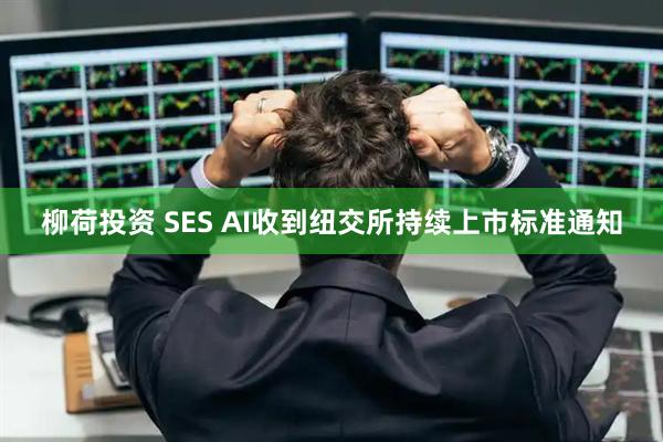 柳荷投资 SES AI收到纽交所持续上市标准通知